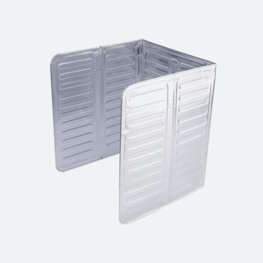 3-Sided Oil Proof Aluminum Foil Splatter Guard