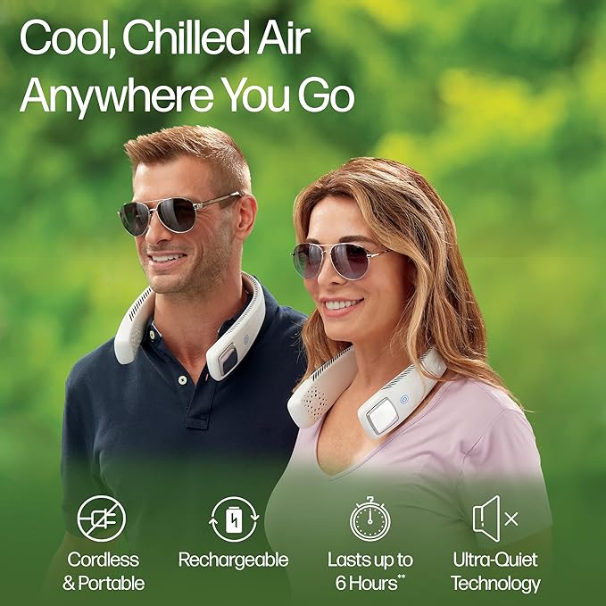 Arctic Air Freedom Wearable Neck Fan & Air Purifier - Image 4