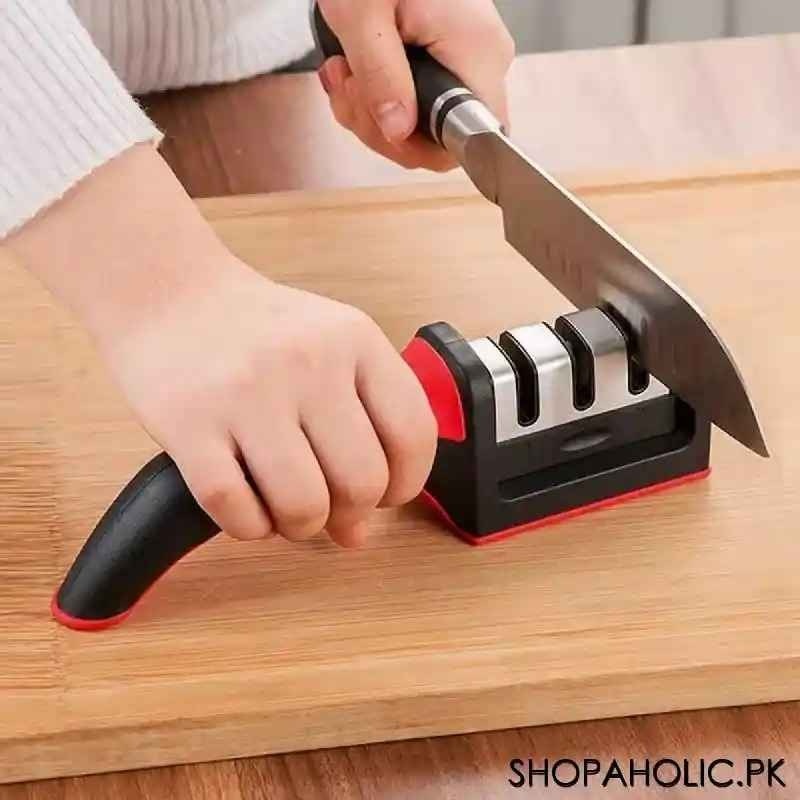 3-in-1 Knife Sharpener Set with Ceramic Peeler - Image 8