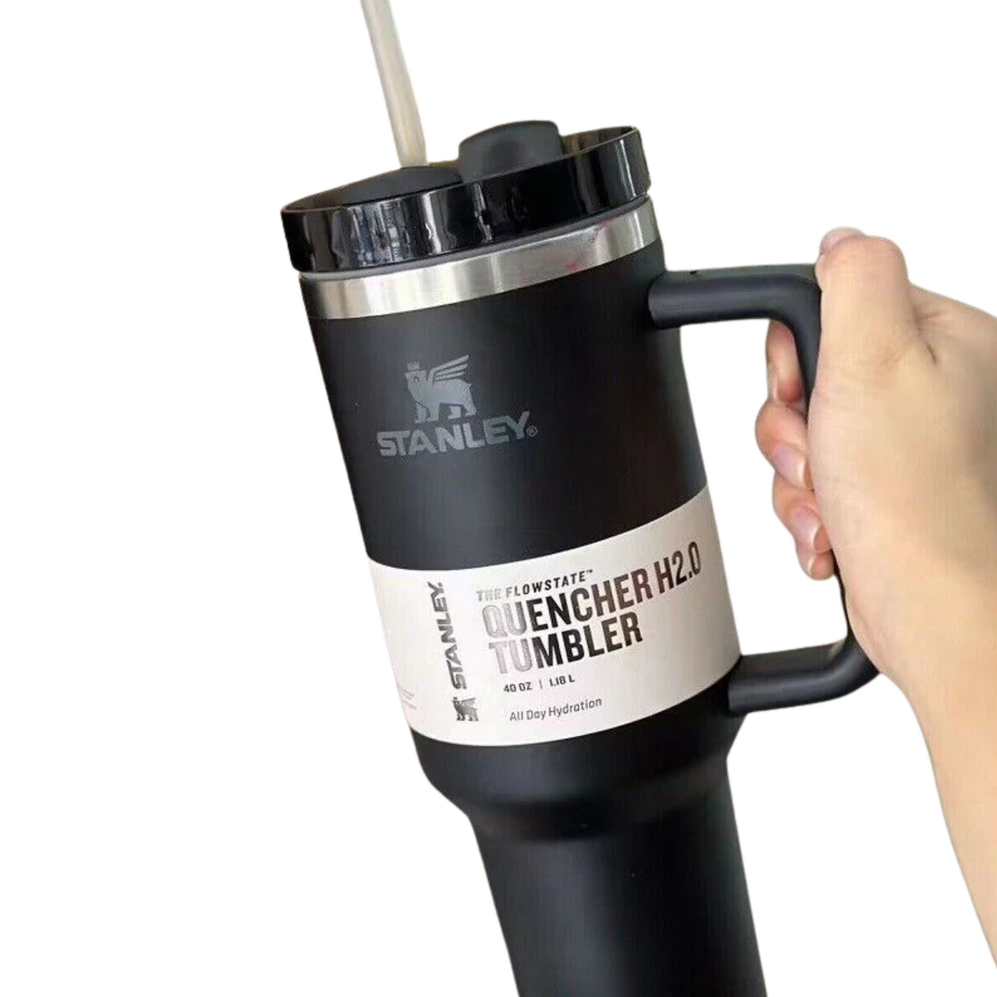 Black Stanley 40 Oz Stainless Steel Tumbler - Image 5