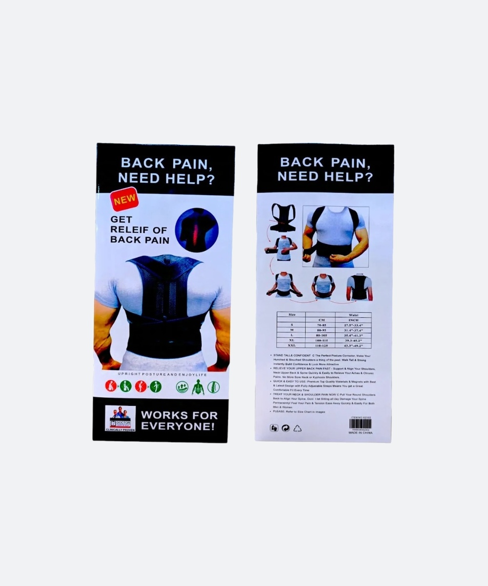 Back Pain Relief Posture Corrector Belt | Adjustable Support for Spine, Shoulder & Lumbar Alignment - Image 8