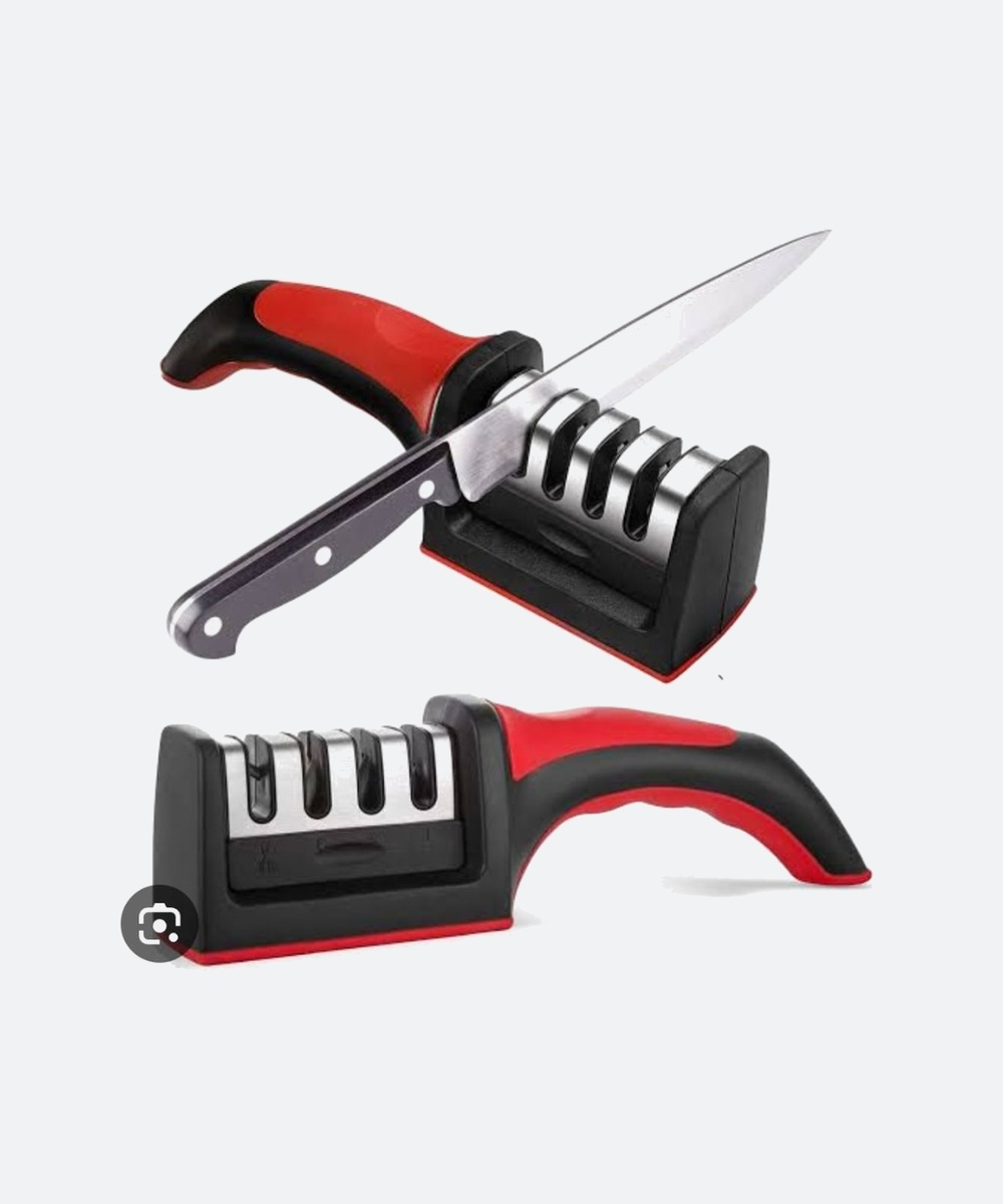 3-in-1 Knife Sharpener Set with Ceramic Peeler - Image 2