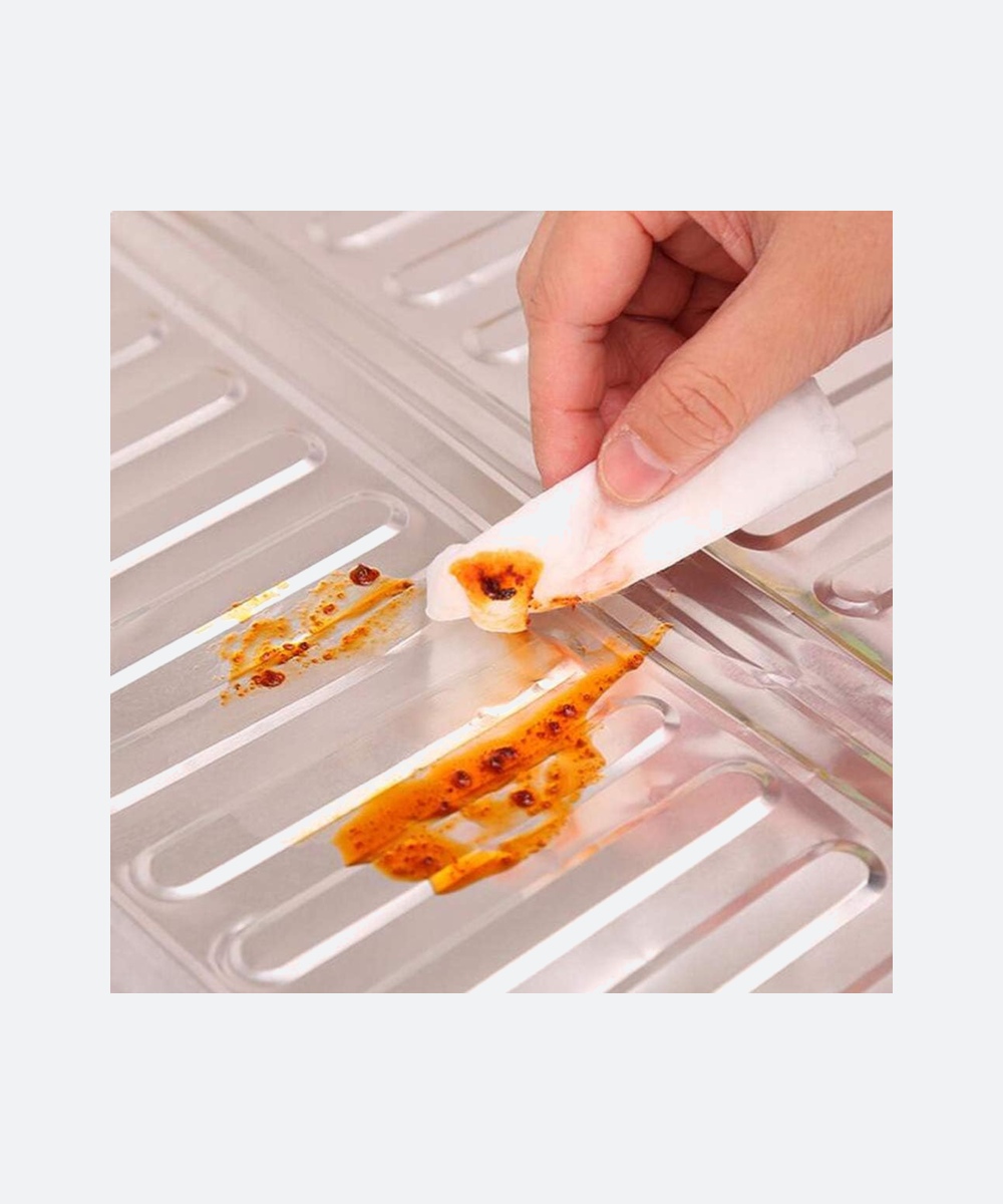 3-Sided Oil Proof Aluminum Foil Splatter Guard - Image 3