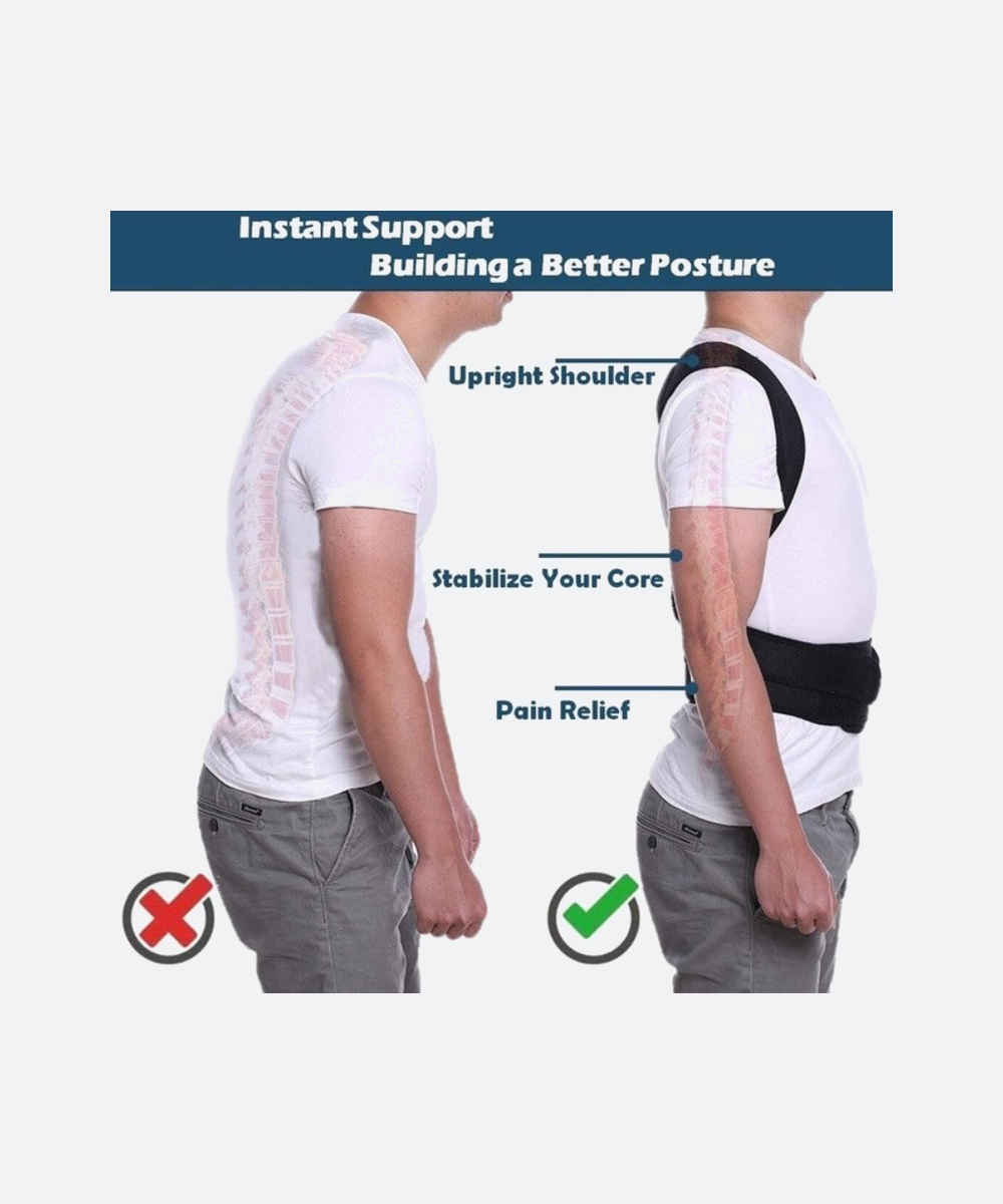 Back Pain Relief Posture Corrector Belt | Adjustable Support for Spine, Shoulder & Lumbar Alignment - Image 5