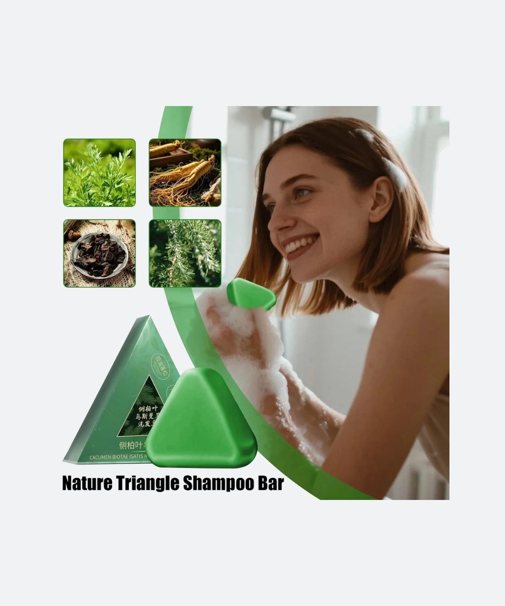 Nature Triangle Shampoo Bar - Image 2