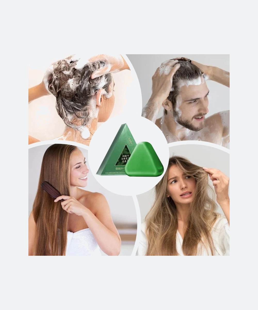 Nature Triangle Shampoo Bar