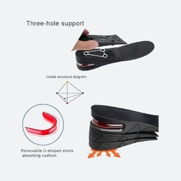 3 Layer Height Increase Insoles – Adjustable 3 cm to 7 cm