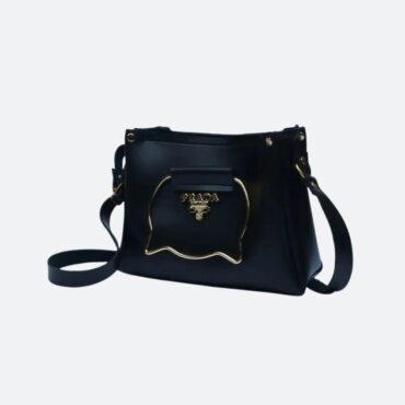 Black Elegant Cat Handle Handbag for Girls & Ladies
